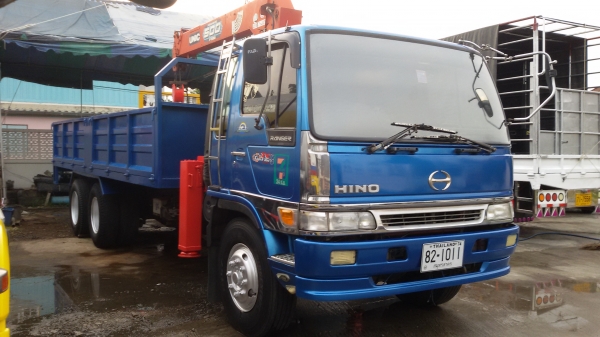.HINO.FL1J-เครื่อง.JO8C.เครนยูนิค.5ตัน.4ปลอก.ท้องV.ช่วงยาว.7,50เมตร.สภาพสวย.พร้อมใช้.ราคา.1,385,000.บ