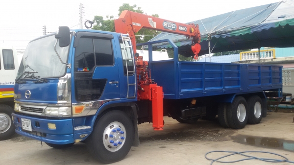 .HINO.FL1J-เครื่อง.JO8C.เครนยูนิค.5ตัน.4ปลอก.ท้องV.ช่วงยาว.7,50เมตร.สภาพสวย.พร้อมใช้.ราคา.1,385,000.บ