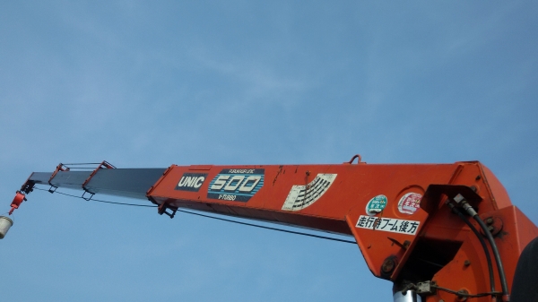 .HINO.FL1J-เครื่อง.JO8C.เครนยูนิค.5ตัน.4ปลอก.ท้องV.ช่วงยาว.7,50เมตร.สภาพสวย.พร้อมใช้.ราคา.1,385,000.บ