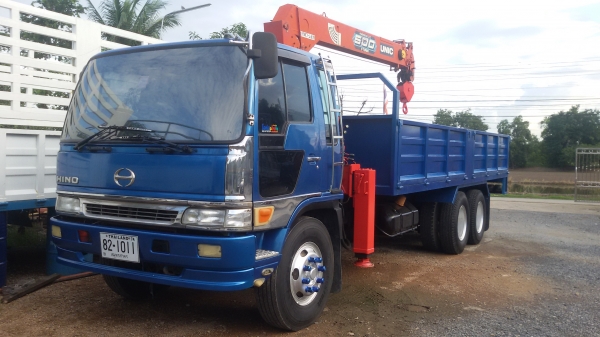 .HINO.FL1J-เครื่อง.JO8C.เครนยูนิค.5ตัน.4ปลอก.ท้องV.ช่วงยาว.7,50เมตร.สภาพสวย.พร้อมใช้.ราคา.1,385,000.บ
