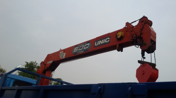 .HINO.FL1J-เครื่อง.JO8C.เครนยูนิค.5ตัน.4ปลอก.ท้องV.ช่วงยาว.7,50เมตร.สภาพสวย.พร้อมใช้.ราคา.1,385,000.บ