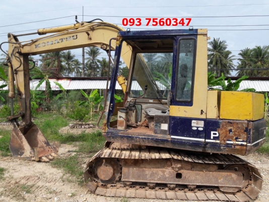 ขายรถแบคโฮ ติดไลห์ใช้กับหัวกระแทก KOMATSU PC 60-5