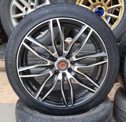 ขายล้อSAMURAI AZURA 17 4รู100-114 พร้อมยาง 4 ล้อ ขายล้อSAMURAI AZURA 17 4รู100-114 พร้อมยาง 4 ล้อ