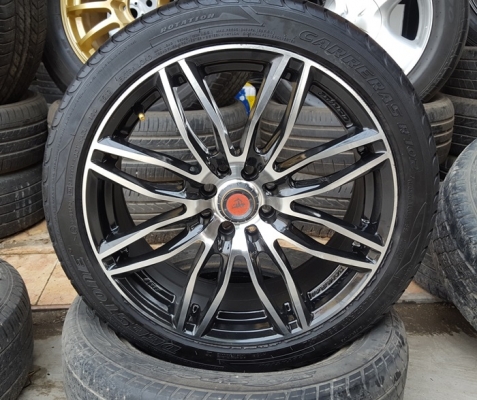 ขายล้อSAMURAI AZURA 17 4รู100-114 พร้อมยาง 4 ล้อ ขายล้อSAMURAI AZURA 17 4รู100-114 พร้อมยาง 4 ล้อ