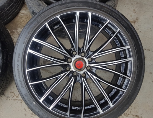 ขายล้อ Samurai Dojo 17 4รู100-114 พร้อมยาง 4 ล้อ