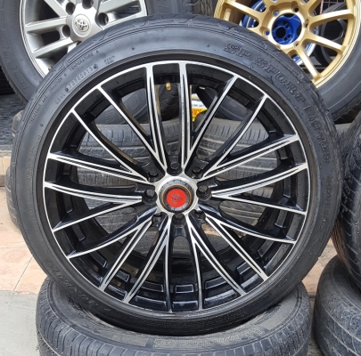 ขายล้อ Samurai Dojo 17 4รู100-114 พร้อมยาง 4 ล้อ