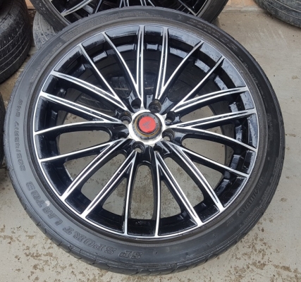 ขายล้อ Samurai Dojo 17 4รู100-114 พร้อมยาง 4 ล้อ