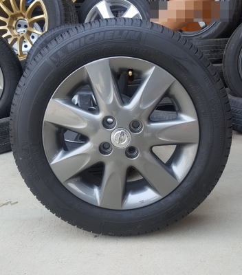 ขายล้อNISSAN March สีกัล 15 ยาง ปี 14 4 ล้อ ขายล้อNISSAN March สีกัล 15 ยาง ปี 14 4 ล้อ