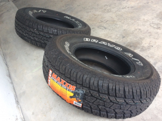 ขายยางใหม่ค้างปี11MAXSIS BRAVO700ขนาด30&quot;-9.5ขอบ15