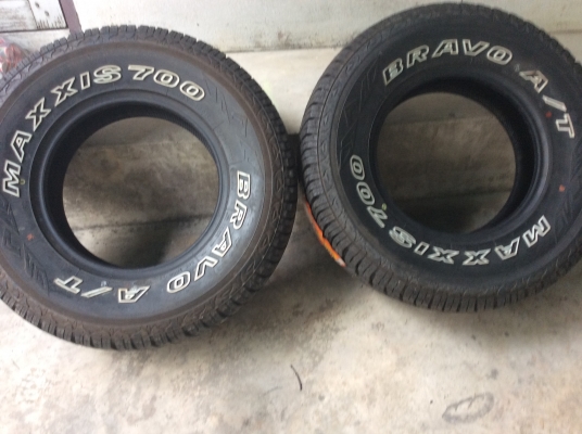 ขายยางใหม่ค้างปี11MAXSIS BRAVO700ขนาด30&quot;-9.5ขอบ15