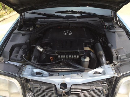 ขาย benz 500 เถ้าแก่โรงสี สภาพนางฟ้า สวยใสไร้ที่ติ สีฟ้า ปี92 ซันลูป ประตูดูด เบาะหลังปรับเอนได้