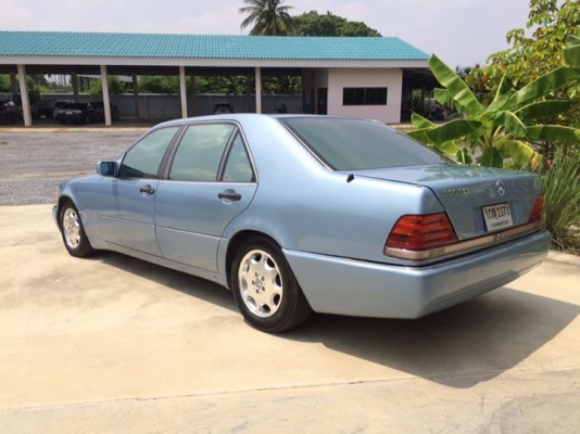 ขาย benz 500 เถ้าแก่โรงสี สภาพนางฟ้า สวยใสไร้ที่ติ สีฟ้า ปี92 ซันลูป ประตูดูด เบาะหลังปรับเอนได้