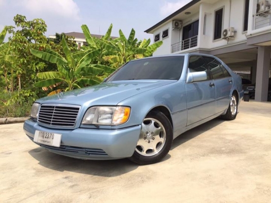ขาย benz 500 เถ้าแก่โรงสี สภาพนางฟ้า สวยใสไร้ที่ติ สีฟ้า ปี92 ซันลูป ประตูดูด เบาะหลังปรับเอนได้