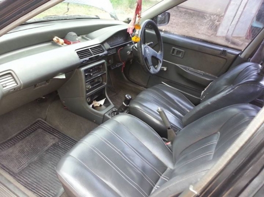 ขาย35000บาท รถปี89 เครื่องเดิม1500 เกียร์ธรรมดา ภาษีำม่ขาดชุดโอนครบ แอร์เย็น มีชุดเครื่องเสียงแม็ก15