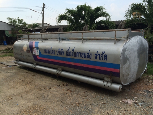 ถังน้ำมัน 16000 ลิตร เดิม บาง ไร้รอยปะครับ