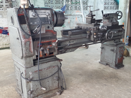 แท่นกลึง ต้าชิง 1000 บี 6 ฟุต 3 เพลา เกียร์บล็อก พร้อมใช้งาน ด่วนๆๆๆ  ลดราคาสุดๆๆ 78,000