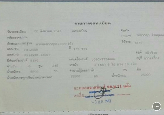 รถฮีโน่ 10 ล้อดั้ม FL1J 260 แรงม้า. ปี 49. สนใจติดต่อ 081 - 6079515 รถฮีโน่ 10 ล้อดั้ม FL1J 260 แรงม้า. ปี 49. สนใจติดต่อ 081 - 6079515