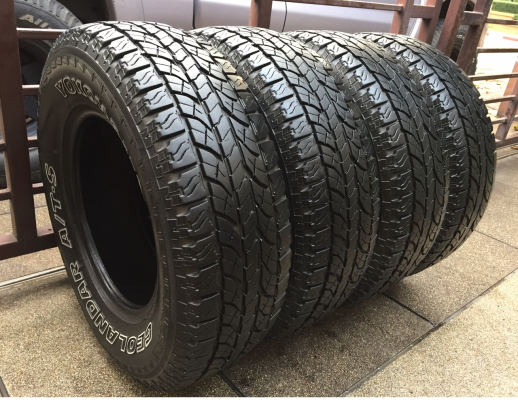 ยาง All Yokohama 245 70 16 สิ้นปี15 ดอกเต็ม ใช้ยาว ราคาไม่แพง