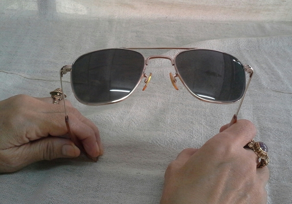 แว่นตาวินเทจเสืออากาศยุค '60s ตัวลึก!  Original AO American Optical handmade in USA