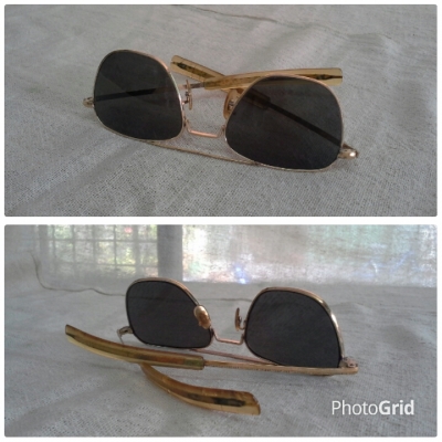 แว่นตาวินเทจเสืออากาศยุค '60s ตัวลึก!  Original AO American Optical handmade in USA