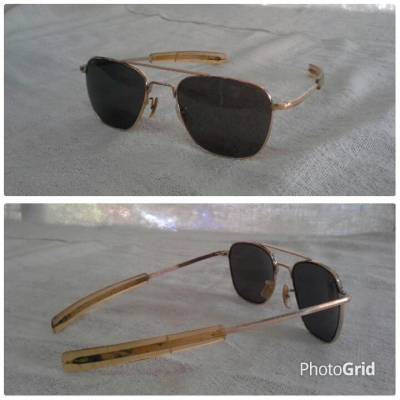 แว่นตาวินเทจเสืออากาศยุค '60s ตัวลึก!  Original AO American Optical handmade in USA