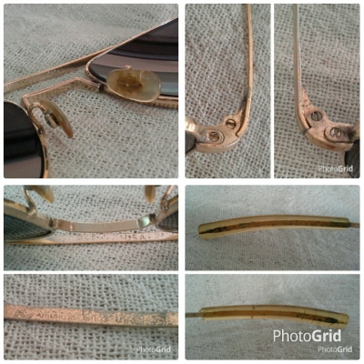 แว่นตาวินเทจเสืออากาศยุค '60s ตัวลึก!  Original AO American Optical handmade in USA