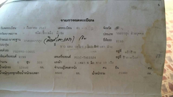 ขายรถพ่วง 22 ล้อ แม่-ลูก กระบะเนียมคิกเกษตรดั้ม อู่.ส สมบัติ HINO โปรเฟีย เครื่อง P11C-320 แรง เกียร์ คูลเลอร์ไดน์ ช่วงล้าง ZM-10 น๊อด รถสวย ราคา1520000 ต่อรอง ขายรถพ่วง 22 ล้อ แม่-ลูก กระบะเนียมคิกเกษตรดั้ม อู่.ส สมบัติ HINO โปรเฟีย เครื่อง P11C-320 แรง เกียร์ คูลเลอร์ไดน์ ช่วงล้าง ZM-10 น๊อด รถสวย ราคา1520000 ต่อรอง