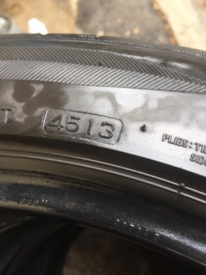 ขายยาง BRIDGESTONE POTENZA S001 245-45-19,275-40-19 ปี13 ดอกหนาจัด ไม่มีตำหนิ ไม่มีปะ ชุดละ 9,900 บาท