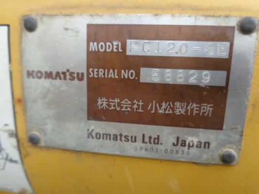 รถแบคโฮ KOMATSU PC120-6E