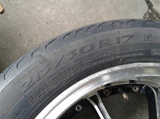 ขอบ17นิ้ว5รู114 พร้อมยาง ชุดนี้ ราคา 7600 บาท ขอบ17นิ้ว5รู114 พร้อมยาง ชุดนี้ ราคา 7600 บาท