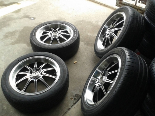 ขอบ17นิ้ว5รู114 พร้อมยาง ชุดนี้ ราคา 7600 บาท