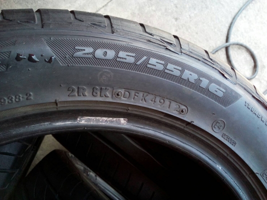 205/55R16  BRIDGESTONE  POTENZA RE-002  ชุด 4 เส้น.  tel.081-427-3941