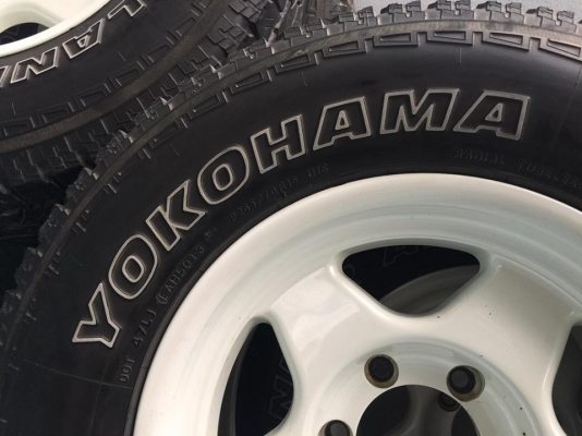 ล้อลายBradley V ขอบ16x8 ออฟ 0 ยางYokohama A/T-S 265/70/16