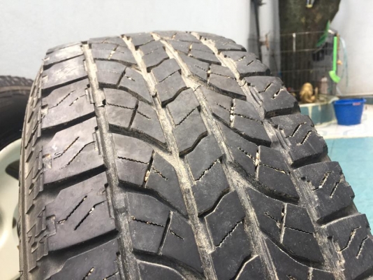 ล้อลายBradley V ขอบ16x8 ออฟ 0 ยางYokohama A/T-S 265/70/16