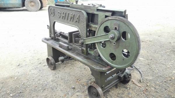 เลื่อยชักตัดเหล็กญี่ปุ่น S H I M A Made in JAPAN 14" มีปั้มน้ำ สดนอกลงตู้(ไม่มีมอเตอร์)