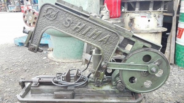 เลื่อยชักตัดเหล็กญี่ปุ่น S H I M A Made in JAPAN 14" มีปั้มน้ำ สดนอกลงตู้(ไม่มีมอเตอร์)