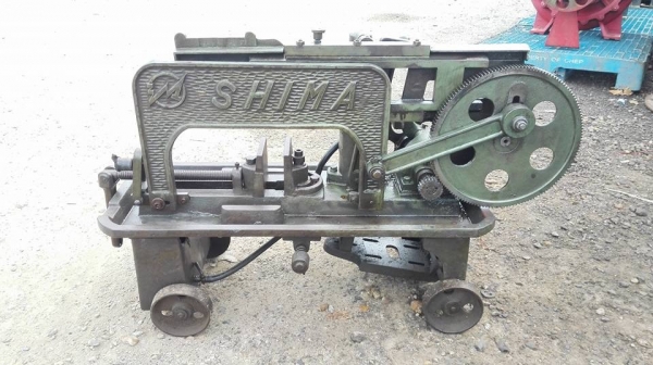 เลื่อยชักตัดเหล็กญี่ปุ่น S H I M A Made in JAPAN 14" มีปั้มน้ำ สดนอกลงตู้(ไม่มีมอเตอร์)