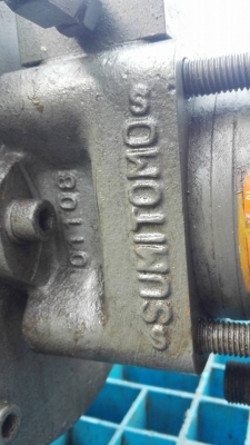 มอเตอร์ปั้มไฮดรอลิคญี่ปุ่น SUMITOMO JAPAN มอเตอร์ Mitsu 7.5 HP ไฟ 200V 3 สาย ลงตู้ญี่ปุ่นสดนอกสวยๆ