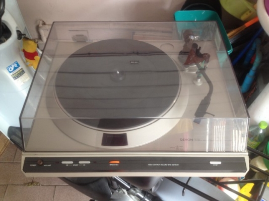 เครื่องเล่นเเผ่นเสียง DENON DP 30L เก่าญี่ปุ่นเเท้สภาพสวยใช้ไฟ 100V