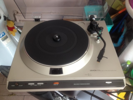 เครื่องเล่นเเผ่นเสียง DENON DP 30L เก่าญี่ปุ่นเเท้สภาพสวยใช้ไฟ 100V