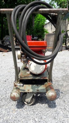 ปั๊มลม MEIJI เครื่อง  MITSUBISHI G3L-6  ถังคู่