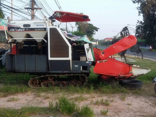ขายรถเกี่ยวข้าว KUBOTA DC60 ใช้งาน1515ชั่วโมง สภาพพร้อมใช้งาน เอกสารเล่มทะเบียนพร้อมโอน ราคา270,000 สนใจโทร 090-8588220คุณนะ 093-3258446คุณบิว หรือเข้าดูสินค้าอื่นๆได้ที่ www.narong2truck.com หรือ www.truck.in.th/498 หรือเพจFacebook ณรงค์ ซื้อขายรถมือสอง