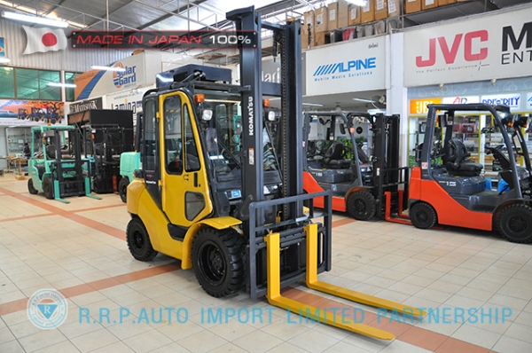 ขายรถโฟล์คลิฟท์มือสอง KOMATSU FG30T-16-732273 ราคา 395,000 บาท นำเข้าจากประเทศญี่ปุ่น 100\% ไม่เคยใช้งานในไทย