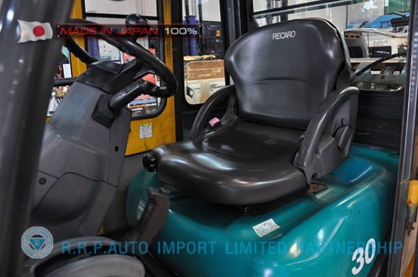 ขายรถโฟล์คลิฟท์มือสอง KOMATSU FG30T-16-732273 ราคา 395,000 บาท นำเข้าจากประเทศญี่ปุ่น 100\% ไม่เคยใช้งานในไทย