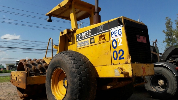 รถบดสั่นเสทือนล้อหนาม2เพลา CAT CP563 เอกสารเล่มทะเบียน