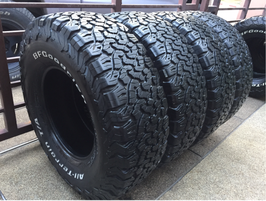 ยาง All BF Goodrich KO2 265 75 16 ปี15 ดอกเต็ม ติดหนวด ไม่มีปะ ราคาไม่แพง