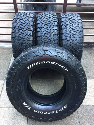 ยาง All BF Goodrich KO2 265 75 16 ปี15 ดอกเต็ม ติดหนวด ไม่มีปะ ราคาไม่แพง