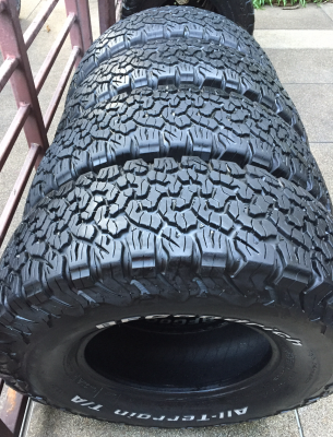 ยาง All BF Goodrich KO2 265 75 16 ปี15 ดอกเต็ม ติดหนวด ไม่มีปะ ราคาไม่แพง