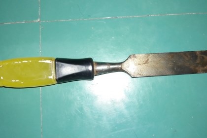 ขายสิ่ว1"ตราเรือใบ ด้ามพลาสติกมือสองสภาพดี ขายสิ่ว1"ตราเรือใบ ด้ามพลาสติกมือสองสภาพดี