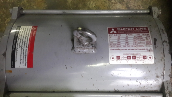 ขาย !! มอเตอร์3แรง220v.มิตซู.สภาพสวย.เดิมๆ.พร้อมใช้งาน